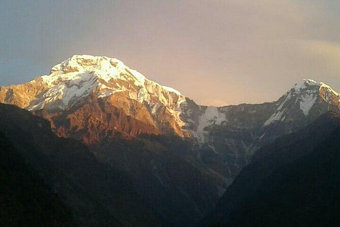 12 days A Perfect hiking tour to Annapurna Base Camp via Ghorepani and Poon Hill - Day 7 into Deurali (ridge above Hinko): bamboo, rhododendron, and the avalanche-prone warning
