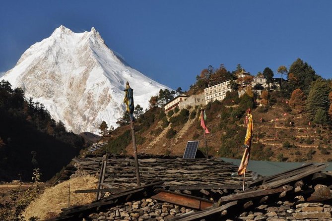 12 Days Manaslu Circuit Trek - Day 6 Deng to Namrung: monasteries, repeated river crossings, and Shringi Himal views