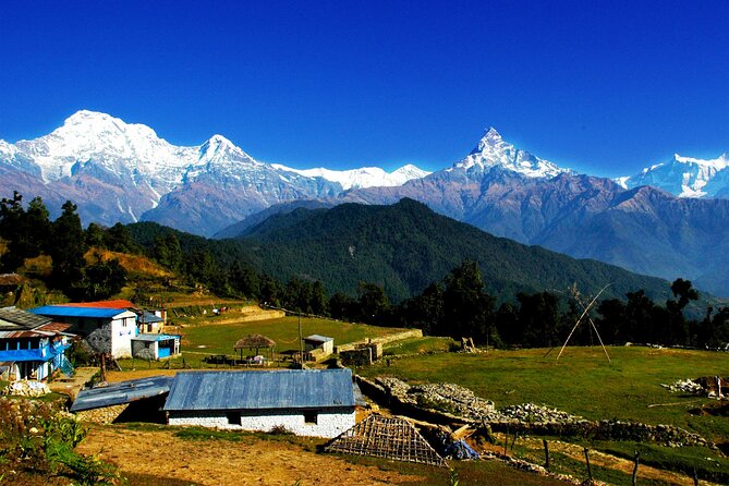 3 Day Australian Camp Dhampus Ghandruk Easy Trek in Pokhara - Sunrise over Mt. Annapurna, then the descent toward Birethanti