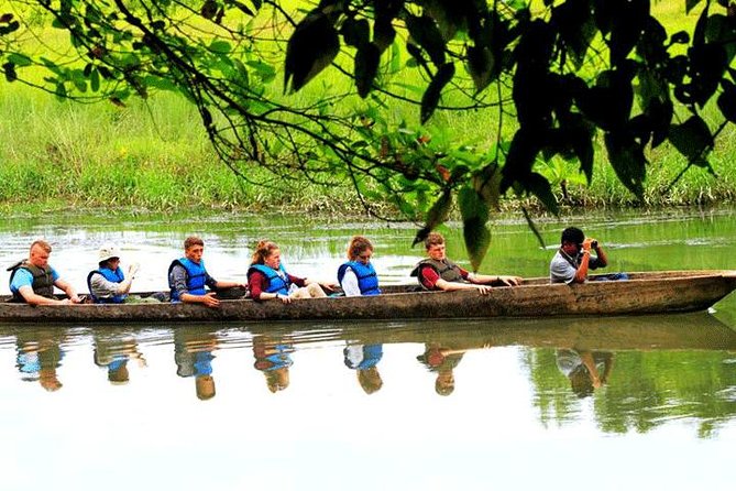 3-Day Chitwan Jungle Safari Tour from Kathmandu - Rapti River birding and canoe ride: the crocodile-friendly window