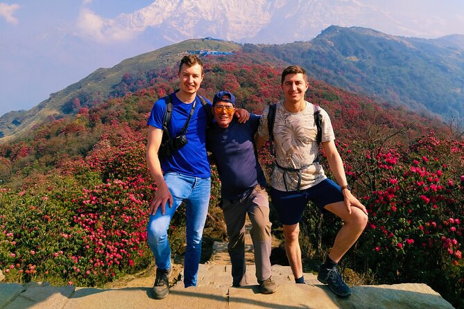 5 Days Mardi Himal Trek. - Day 2: Forest Camp, river views, birds, and that cool shaded walking