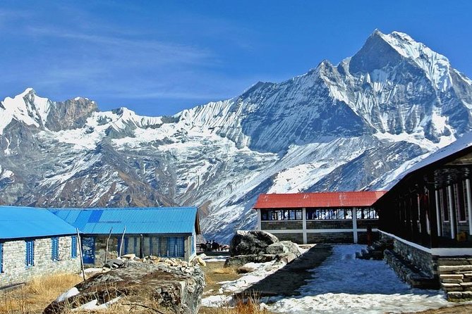 6 Night 7 Days ABC Trek - Day 6: Himalaya to Chhomrong, then Jhinu Danda at 1,780 m