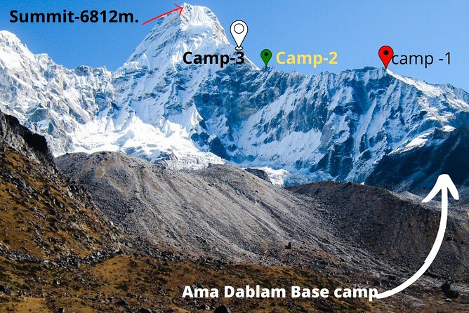 Ama Dablam expedition with Island peak- 30 Days - Imjatse Valley and Island Peak Base Camp, 4,970m of Focus