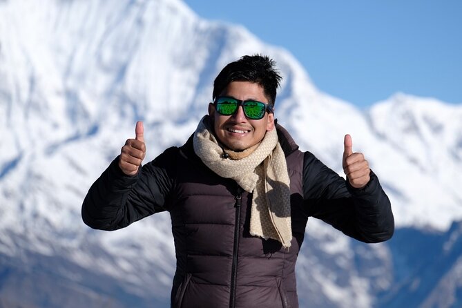 Annapurna Poon Hill Trek Package in Nepal Himalayas - Day 3 Ghorepani up to view points, with Annapurna and Machapuchare moments