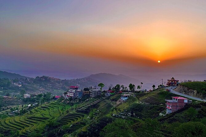 Bhaktapur Sightseeing with Nagarkot Sunset Tour - Nagarkot View Tower: planning the sunset window