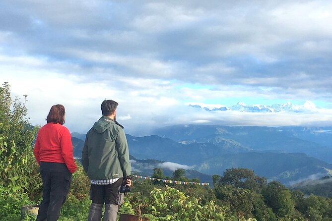 Changunarayan Hill to Telkot Hike Near Kathmandu Day Tour - The suspension bridge moment on the Teltkot Nagarkot Road