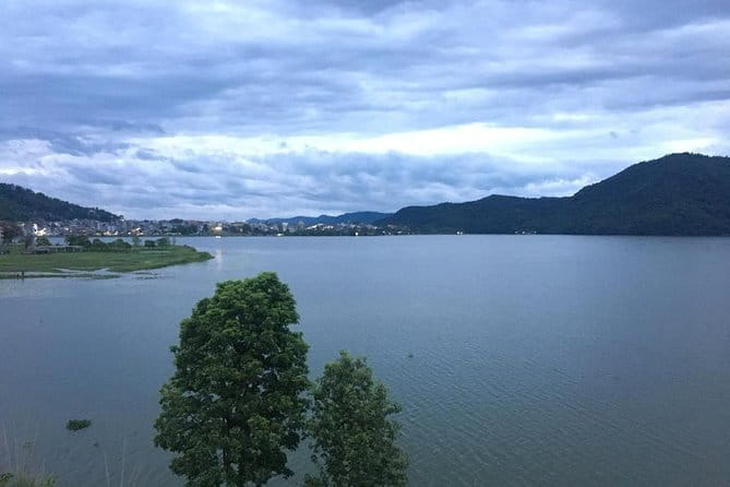 Evening Roaming to North Lakeside with Motorcycle - Photo moments: reflections, Annapurna backdrops, and city lights