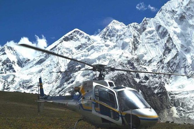 Everest Base Camp Helicopter Tour - The flight route: peaks, forests, glaciers, and a Lukla refuel break