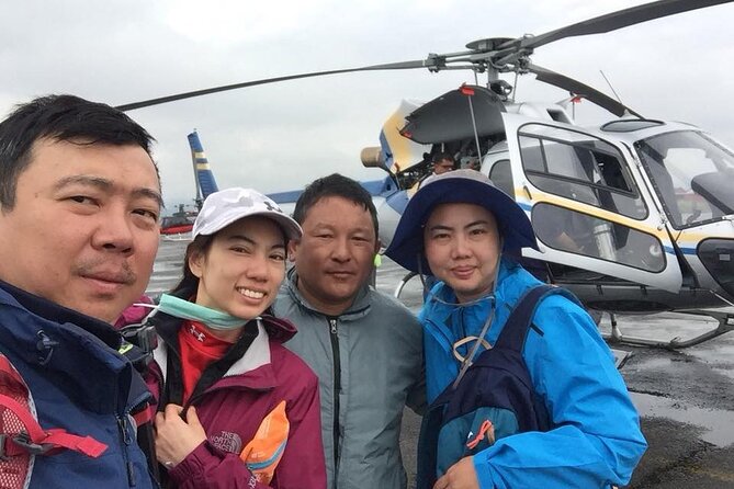 Everest Base Camp Landing by Helicopter at kalapathar View Point - What to pack and how to stay comfortable in cold aviation time