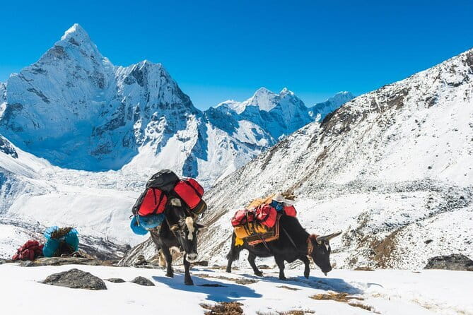Everest Base Camp Trek - 14 Days - Khumbu Glacier to Lobuche: memorial stones and the real seriousness of the route