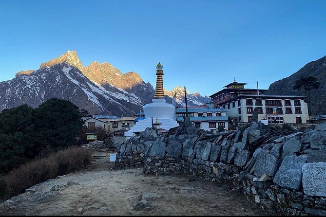 Everest Base Camp Trek with Helicopter Return from Gorakshep to Lukla - Dingboche and the Imja Khola crossings: mani stones and steady climbs