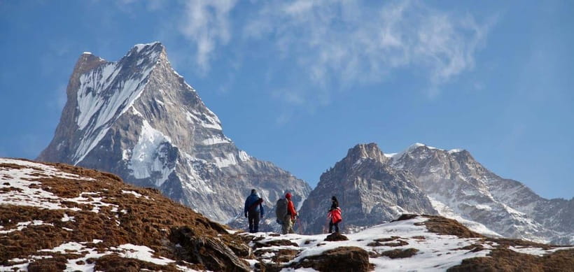From Pokhara: 4-Day Mardi Himal Base Camp Trek - Day 2, up to High Camp (3,580 m) through rhododendron and oak