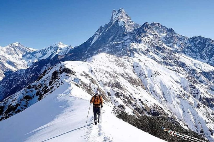From Pokhara: 5-Day Mardi Himal Base Camp Trek - High Camp and the approach to the sunrise zone