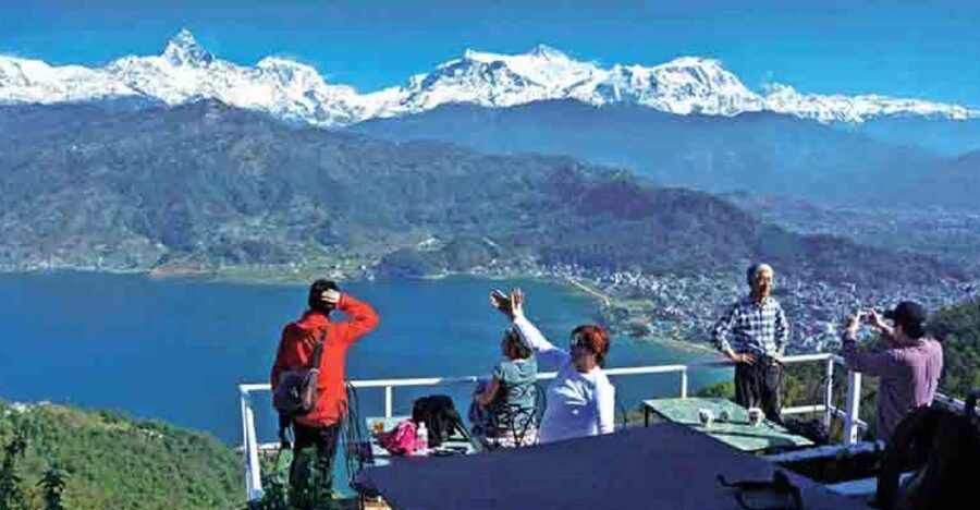From Pokhara: Guided Tour to Visit 4 Himalayas View Point - Pumdikot Hill and the Shiva statue panorama plan