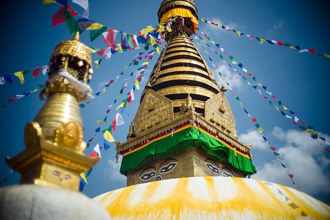 Full Day Private Tour of Seven World Heritage Sites in Kathmandu - Swayambhunath (Monkey Temple): climbs, views, and layered worship