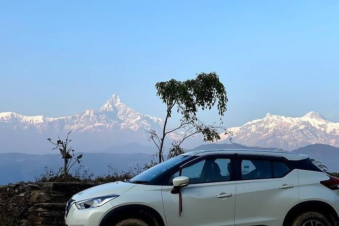 Full day Suspension Bridge, Boating, George, Sightseeing Tour - World Peace Stupa sunset: Buddhist monument and big valley views