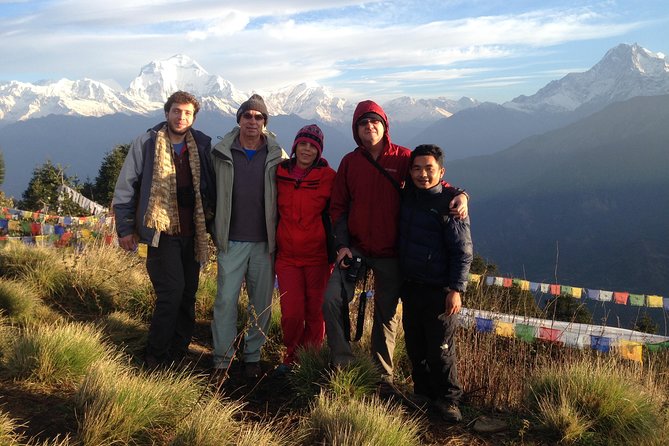 Ghorepani Poon Hill Trek - Poon Hill sunrise morning: views from Dhaulagiri to Annapurna peaks