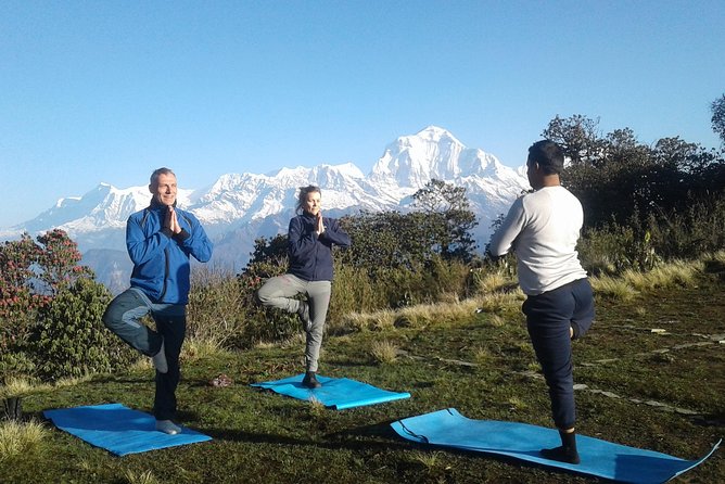 Ghorepani - Poon Hill yoga Trek - 10 Days - Kathmandu to Pokhara: a scenic launch, with time to regroup