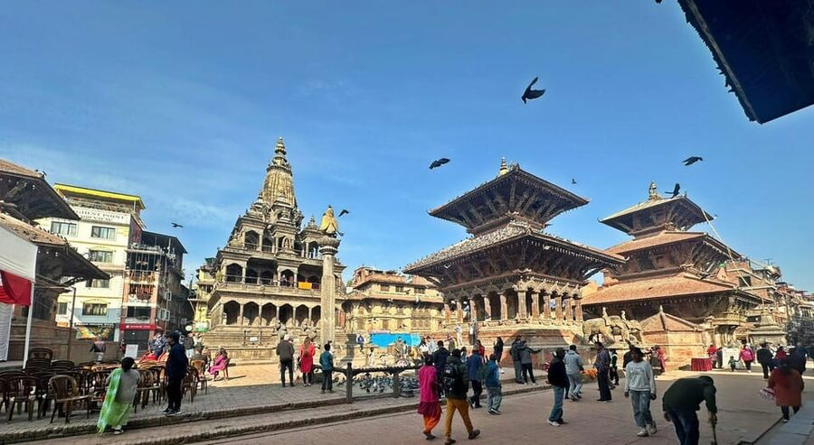 Kathmandu: 7 UNESCO-Listed city sites group day trip - Boudhanath Stupa: scale, chants, and the slow rhythm of walking