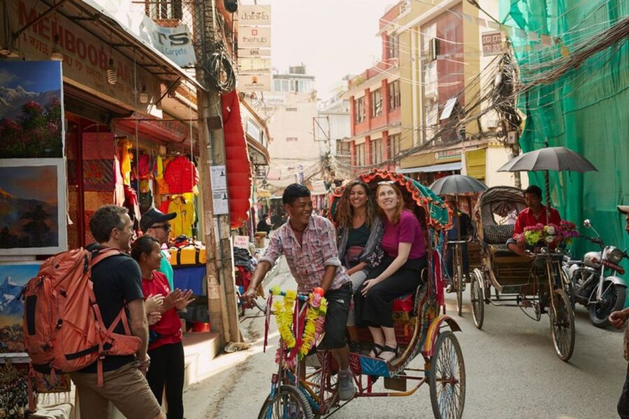 Kathmandu at Sunset: Explore the City on Rickshaw - Meeting at Hotel Marshyangdi and warming up in Thamel