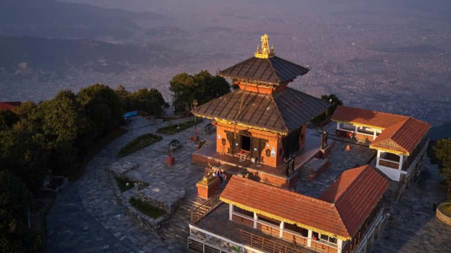 Kathmandu: Chandragiri Cable Car and Monkey Temple Tour - Overnight upgrade: the resort option above the valley