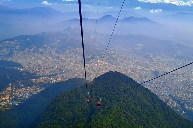 Kathmandu Chandragiri Cable Car and Swayambhunath Private Tour - Panoramas from above: why this day ends with sunset timing