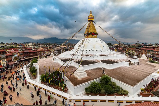 Kathmandu City Tour - Stop 2, Boudhanath Stupa for koras, chants, and big-scale Buddhist design