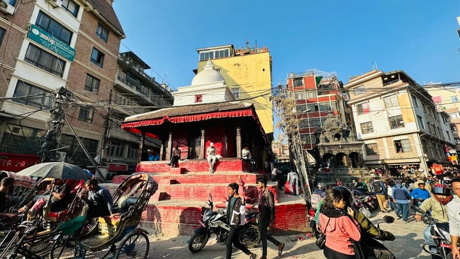 Kathmandu Heritage Walk | Heritage Walk of Kathmandu - Sankata Temple, Mahankal Bhairab, and Bhotahiti street life