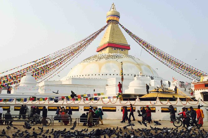 Kathmandu Highlights: Private UNESCO World Heritage Sites Tour - Pashupatinath Temple on the Bagmati River: big Hindu rituals and serious atmosphere