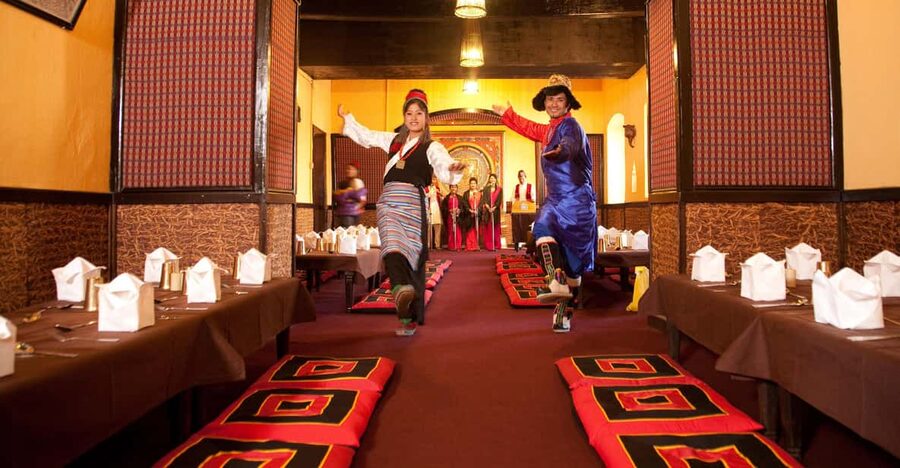 Kathmandu: Nepalese Cuisine dinner with traditional dance - From Thamel pickup to a smooth 3-hour evening