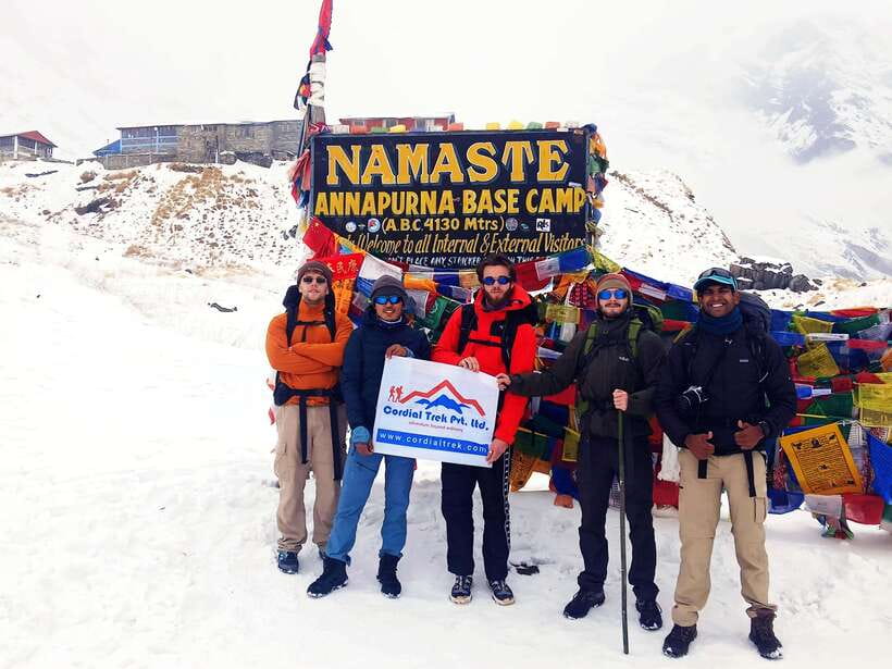 Kathmandu/Pokhara: 5-Day Annapurna Base Camp (ABC) Trek - Day 1: Kathmandu to Pokhara, jeep to Simrung, trek to Sinuwa (2,340 m)