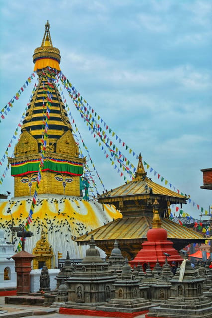 Kathmandu's 7 UNESCO Heritage Gems: Private Full-Day Tour - Boudhanath Stupa: one of Nepal’s largest, with a calmer pace