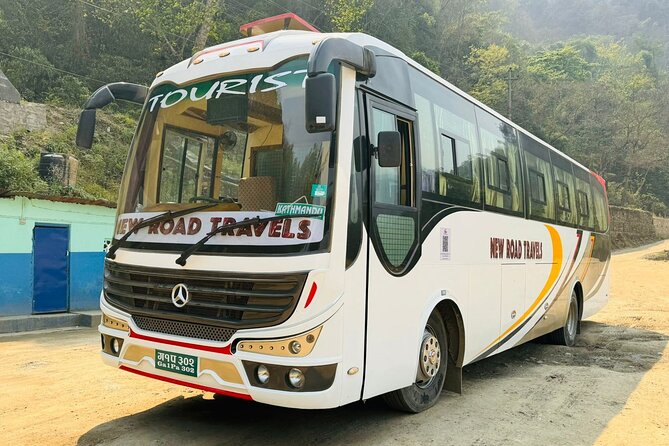 Kathmandu to Pokhara Premium sofa bus ticket - The ride itself: towns, mountain views, and rafting sightings