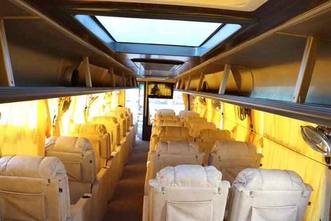 Kathmandu to Pokhara Vip Sofa Bus Ticket - The Morning Schedule: Parking on the Left, Departure at 7:00