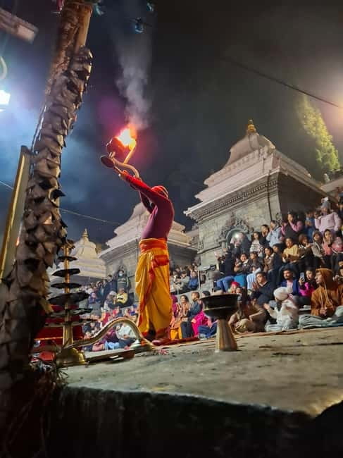 Katmandu: Pashupatinath Open Cremation & Evening Aarati - A Sacred Evening on the Bagmati River