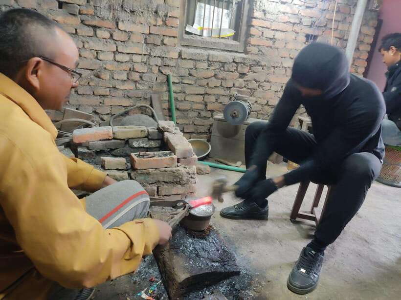 Knife Khukuri Making Workshop - Your 6-inch khukuri: what you actually do in 4 hours