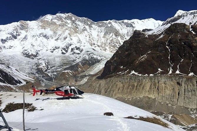 Landing Helicopter at Annapurna base camp from Pokhara tour - Who should book this Annapurna Base Camp landing tour