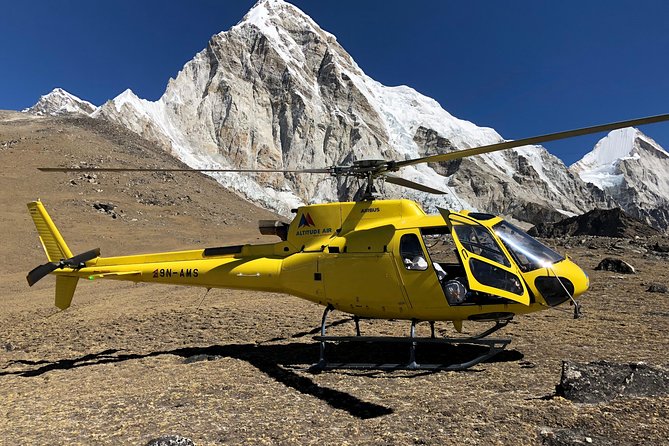 Landing Private Helicopter at Everest base camp & Gokyo for photo - Morning logistics in Kathmandu: the 7:00 am start and transfers