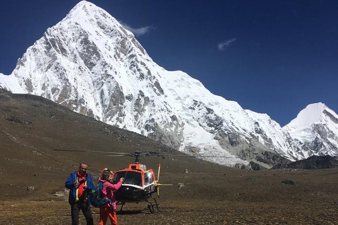 Landing Private Helicopter at Everest base camp & Gokyo for photo - Breakfast at Syangboche Marg: timing depends on the sky
