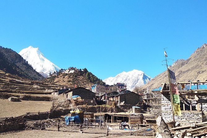 Manaslu Tsum Valley Trekking - Joining the Manaslu trail: Bihi Phedi, Namrung apple country, and Sherpa towns