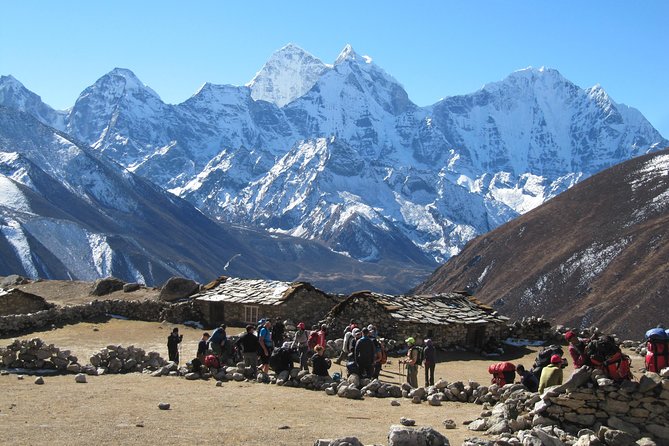 Mt. Everest Base Camp Trek Nepal - 16 Days - Lobuche to Gorakshep: memorial stones and the final staging area
