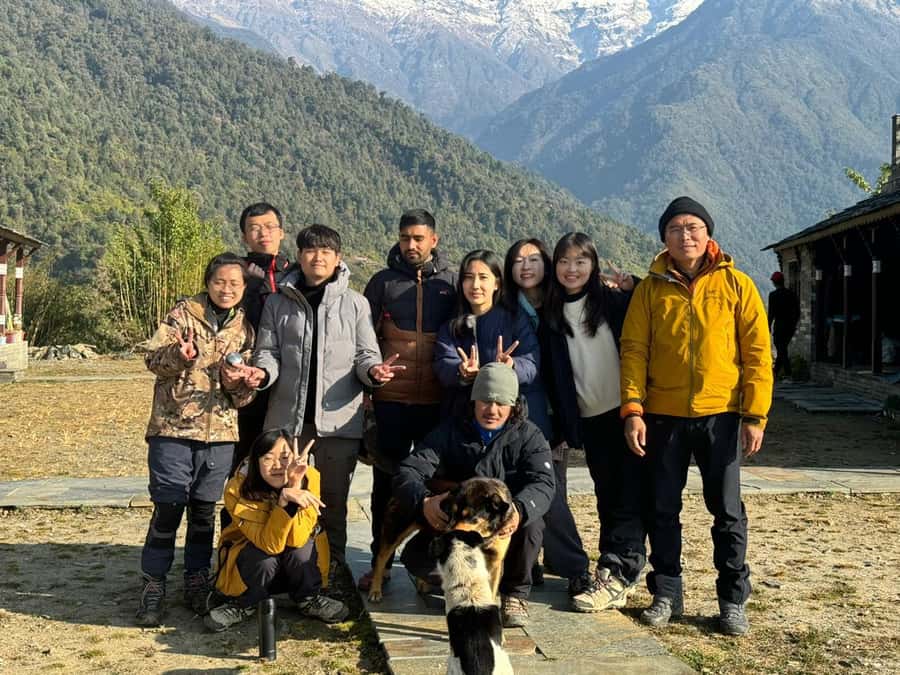 Pkr. Backpacker Group Dep.: 4 Day Mardi Himal Base Camp Trek - Day 4 Low Camp to Siding Village, then back to Pokhara