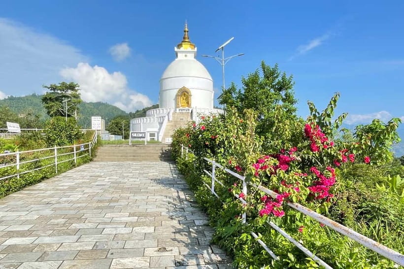 Pokhara: 1-Day World Peace Pagoda and Lord Shiva Statue Trek - The Climb Toward the World Peace Pagoda on Ananda Hill