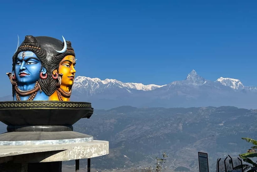 Pokhara: 1-Day World Peace Pagoda and Lord Shiva Statue Trek - Phewa Lake Boat Ride and the Barahi Temple Island Stop