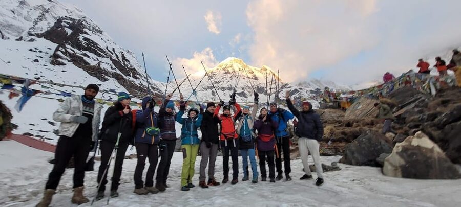Pokhara: 7-Day Annapurna Base Camp Via PoonHill & Hot Spring - Day 2: Ghorepani to Poon Hill (3,210m) for Sunrise, Then Down to Chuile/Tadapani (2400m)