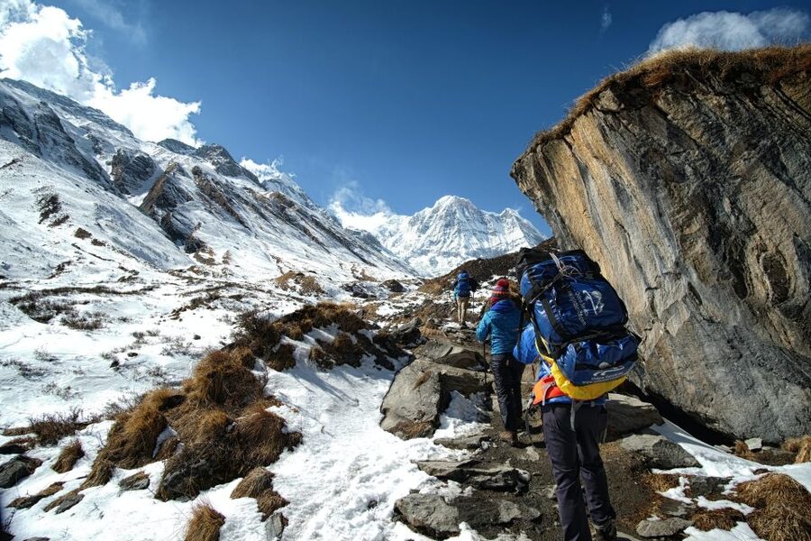 Pokhara: Amazing 7-Day ABC Trek with Natural Hot Spring - Day 2: Chhomrong to Dovan, suspension bridges and Modi River moments