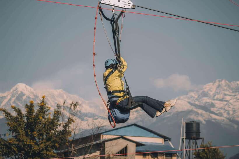 Pokhara: Experience The World's Steepest Zipline - After you land: activity certificate and the bungee connection