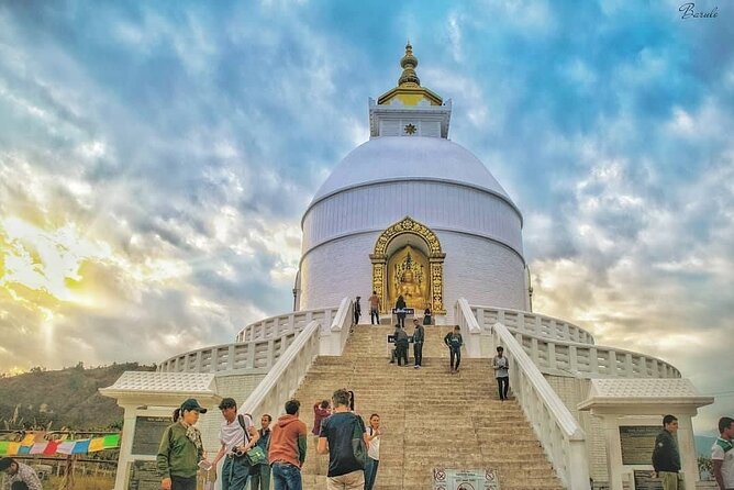Pokhara in 5 Hours: Lake, Museum, Cave, Falls & Pagoda Hill - Peace Temple and World Peace Pagoda: panoramic views plus a climb
