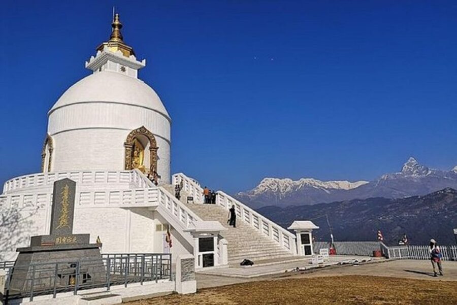 Pokhara: Pokhara Highlights Tour by Bus - World Peace Pagoda: Calm Hill Views Over Pokhara and Annapurna