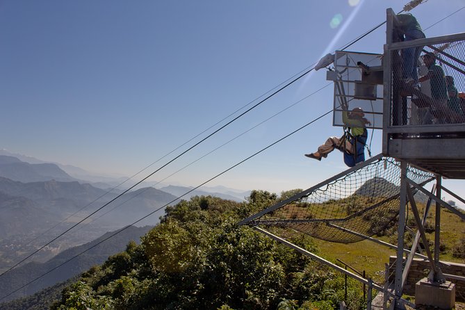 Pokhara Zipline Flying - The Brief Walk and the Butterfly Shelter Stop